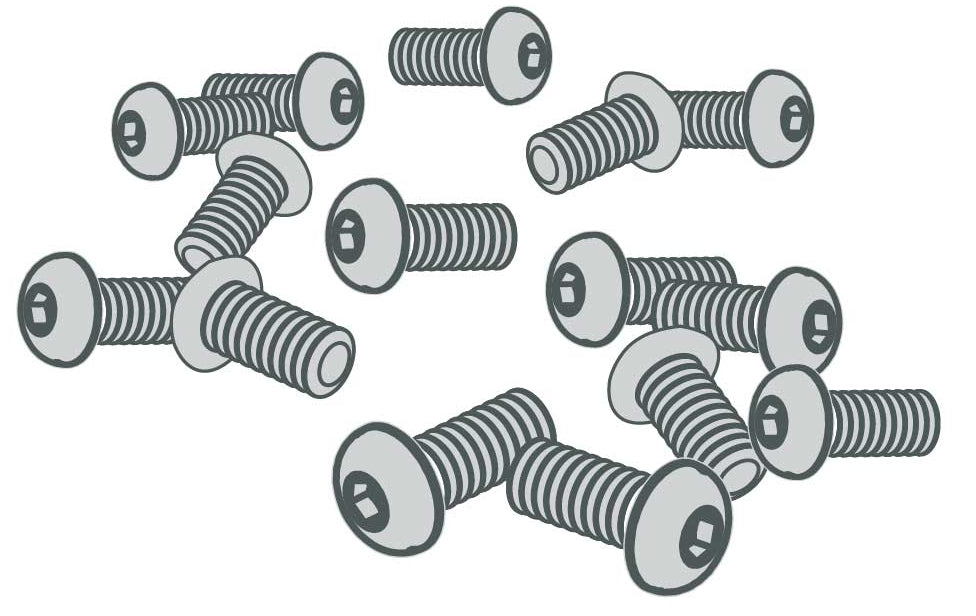 Zebra Schraube, 5er-Pack – für ZE500-Serie, P1046696-144