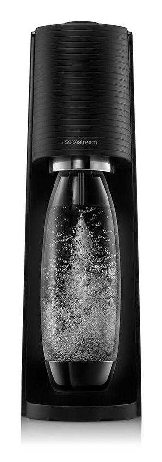 SodaStream Soda-Maker Terra – 1 l PET-Flasche, Karbonisator für 60 l – Schwarz