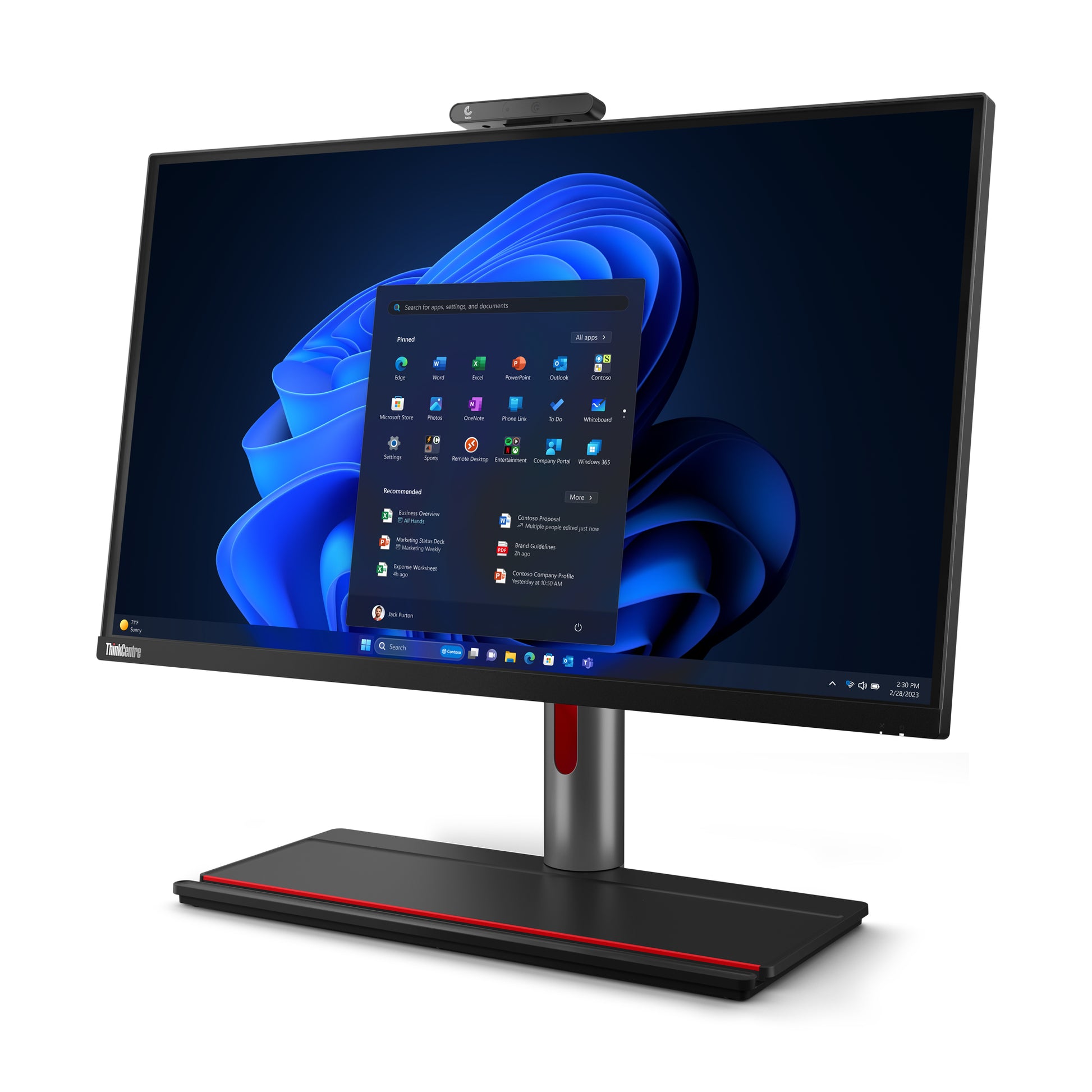Lenovo All-in-One – 27" Quad HD, Intel Core i7-13700, 16 GB RAM, 512 GB SSD, Windows 11 Pro