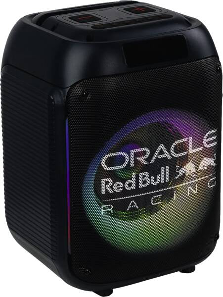 Red Bull Racing Oracle Red Bull Racing RB-SK250 – Party-Lautsprecher – 40 W, LED, IPX5, 3 h, Schwarz