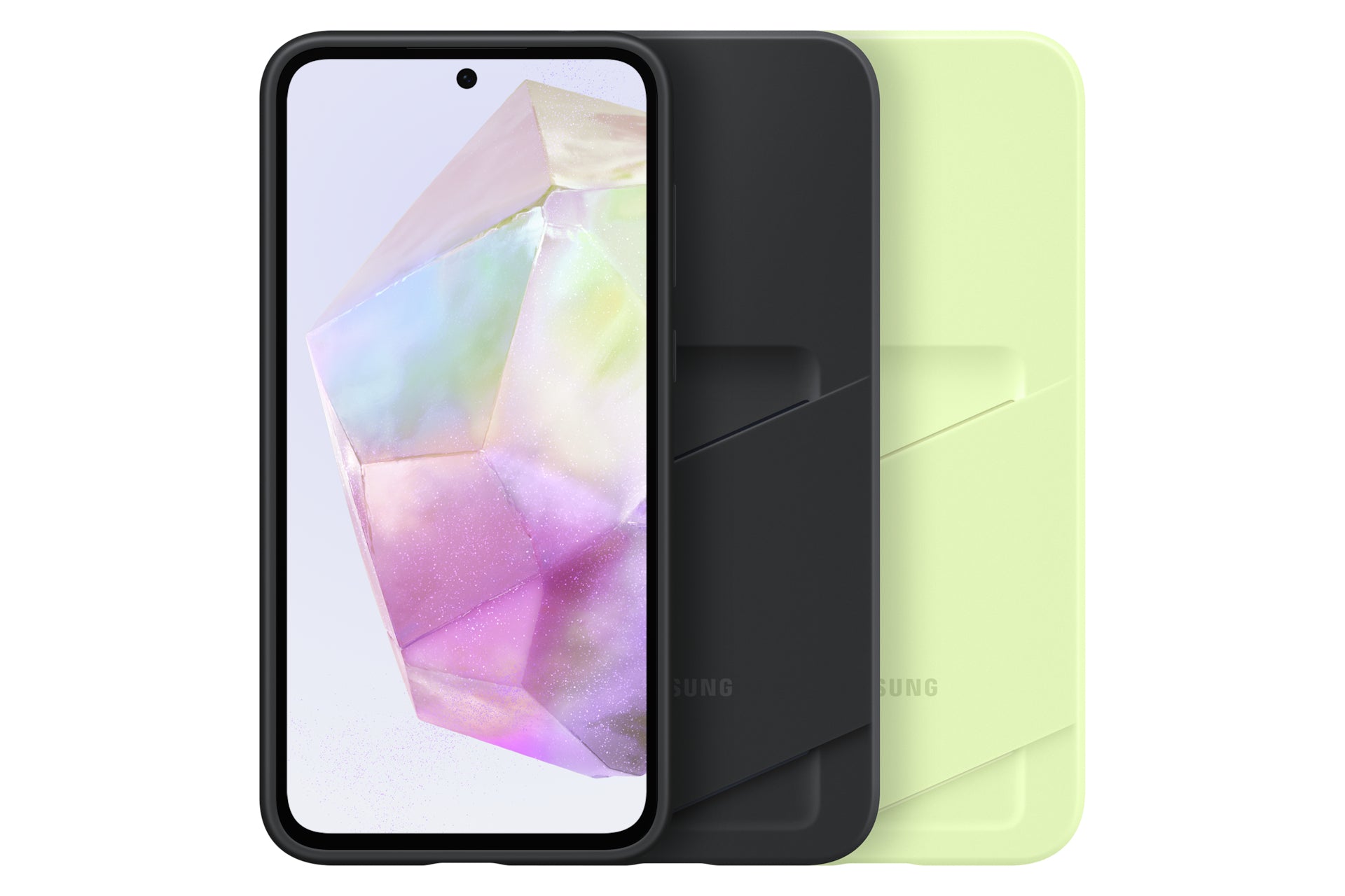 Samsung Backcover – für Samsung Galaxy A35 5G – schwarz – TPU, mit Kartenfach
