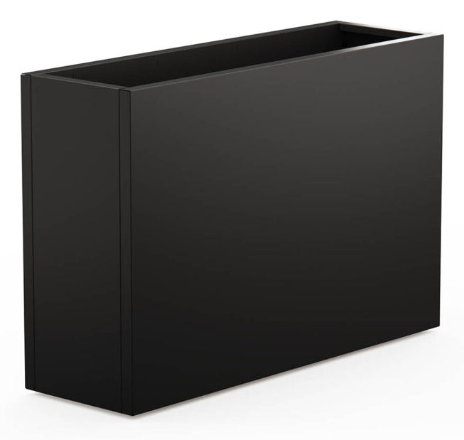 Herstera Stellwand – 1200 × 800 mm, Stahl (verzinkt), Schwarz, mit Standfüssen