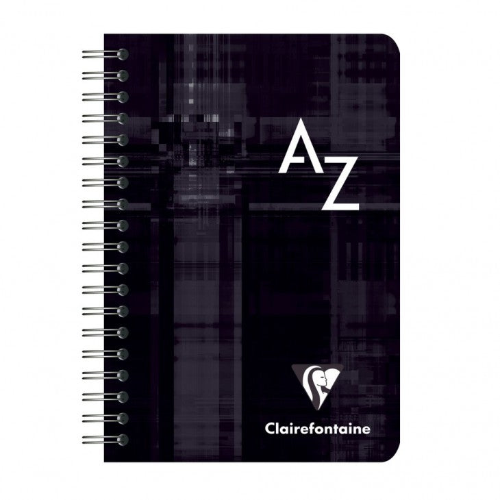 Clairefontaine Spiralblock, 95 × 140 mm, kariert, Spiralbindung, Karton, 50 Blatt, 90 g/m² – sortiert