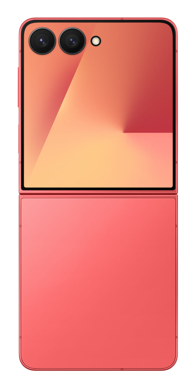 Samsung Galaxy Z Flip7 – Koralle, 6,9", 2520 × 1080, Android, 256 GB, 12 GB, Dual-SIM, 5G, NFC