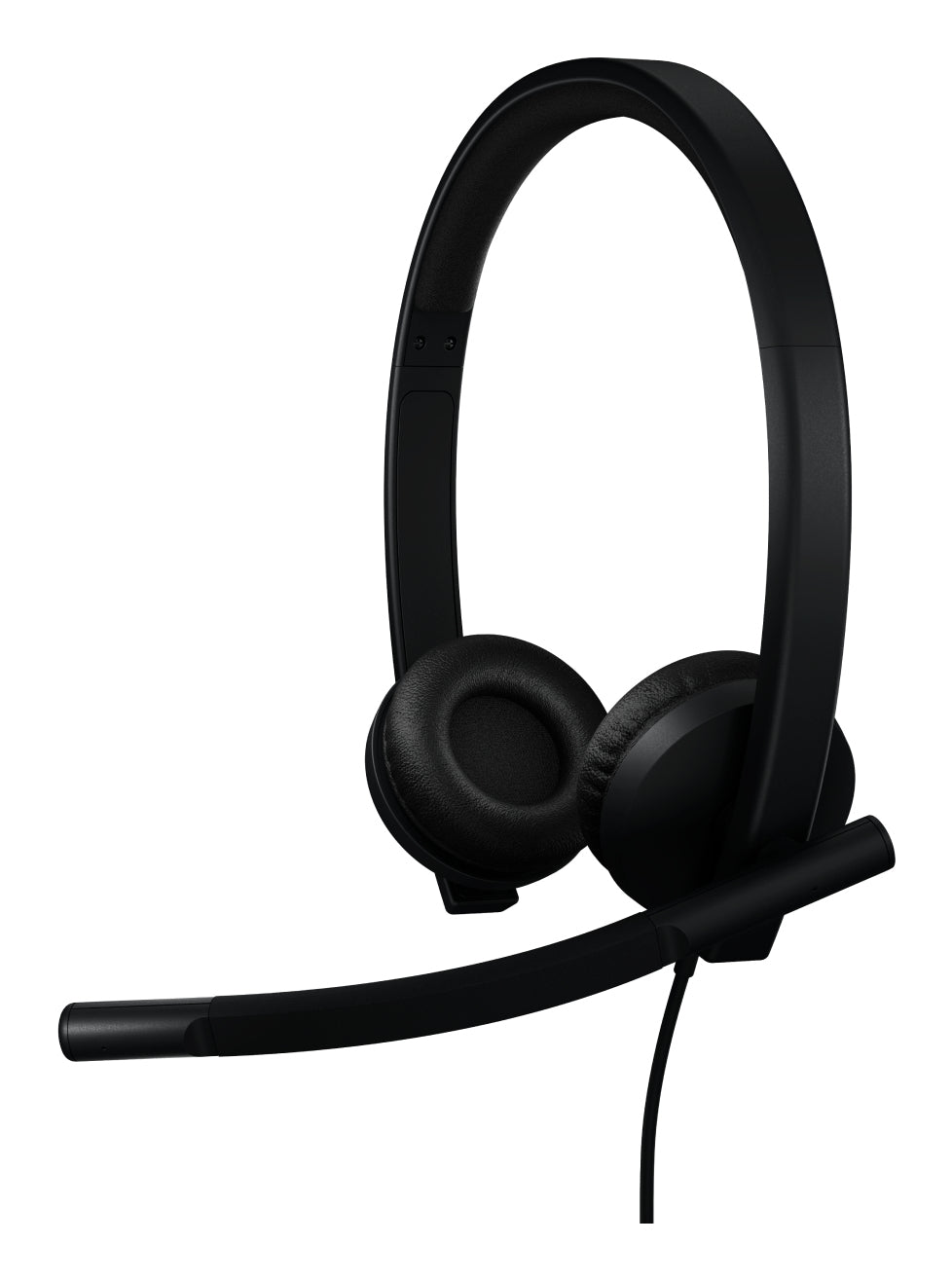 Logitech H570E Office-Headset – On-Ear, Stereo, Kabel (USB-A), MS Teams zertifiziert, Schwarz