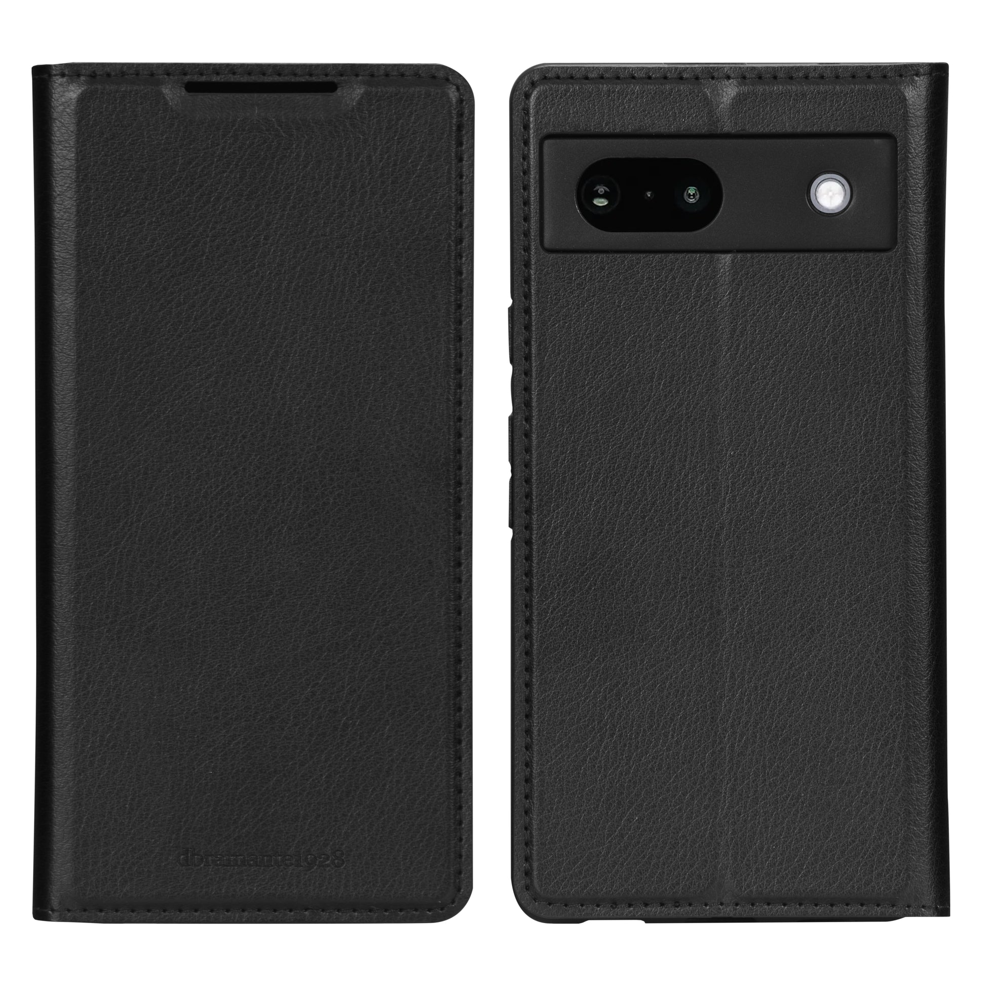 dbramante1928 Oslo Folio – für Google Pixel 7a, mit 1 Kartenfach, Recycling-Kunststoff, schwarz