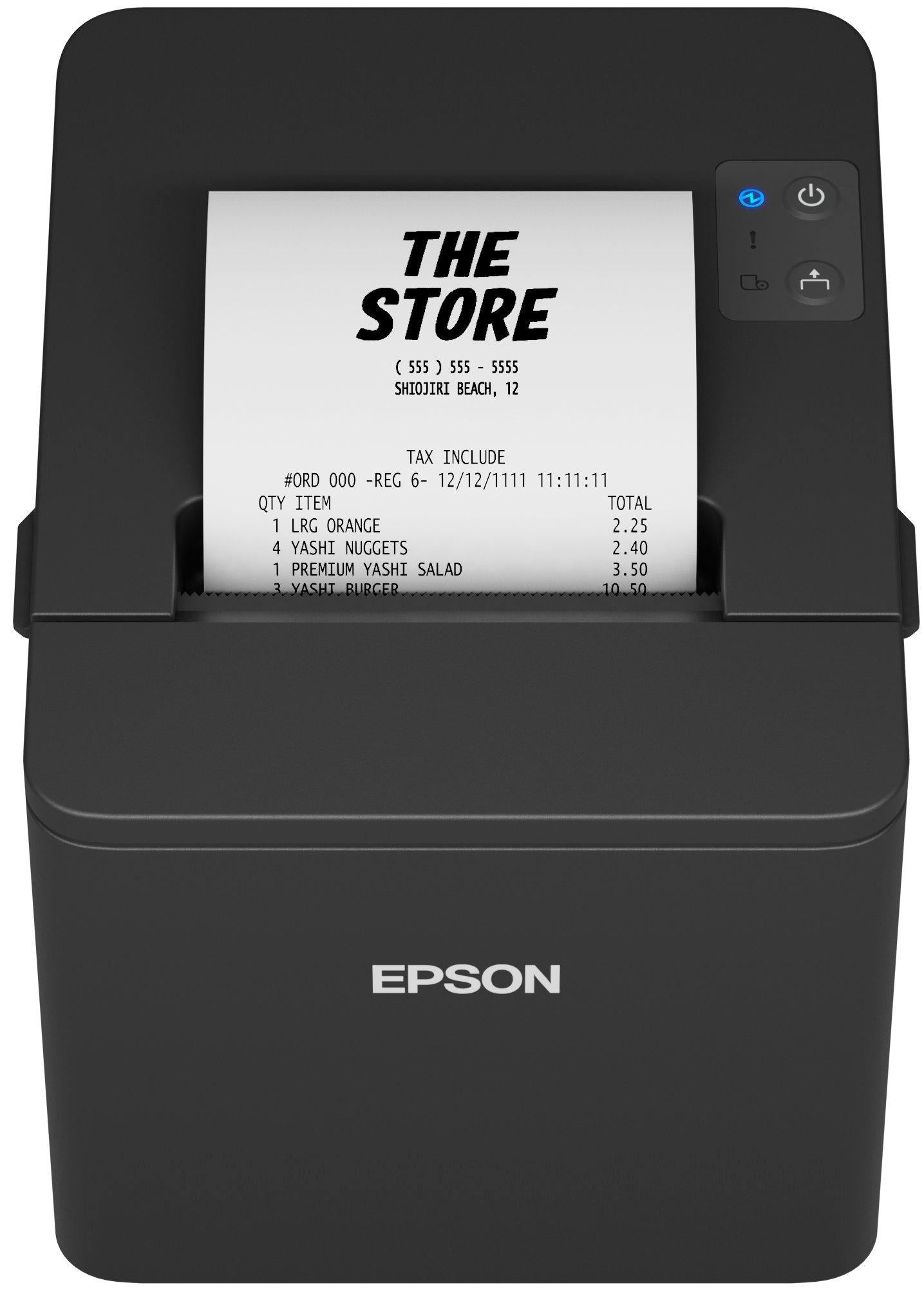 Epson TM-T20IV – POS-Drucker, USB, Seriell, Autoabschneider, Schwarz, für Windows, Android & iOS