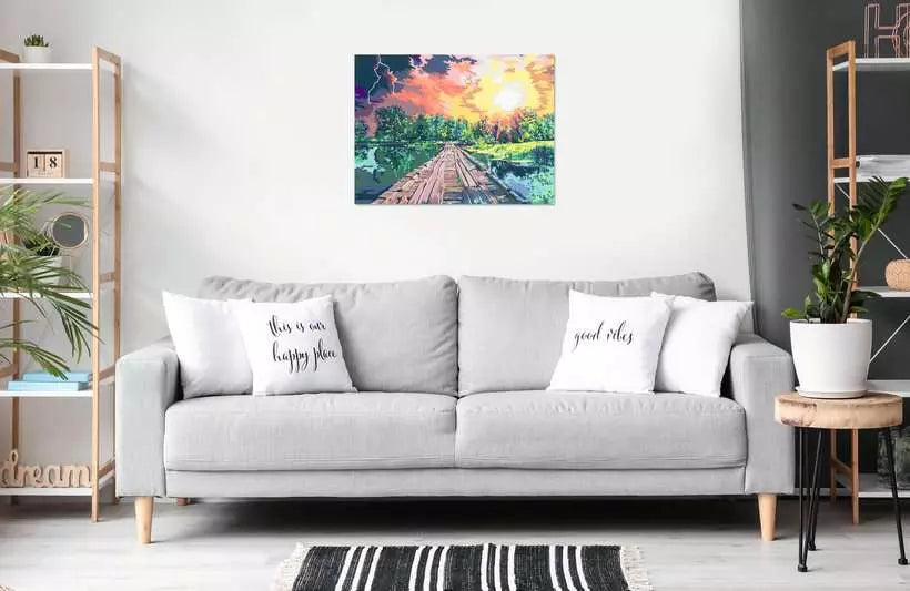 Ravensburger CreArt Magical Light – Malen-nach-Zahlen-Set – Landschaft / Natur – ab 14 Jahren