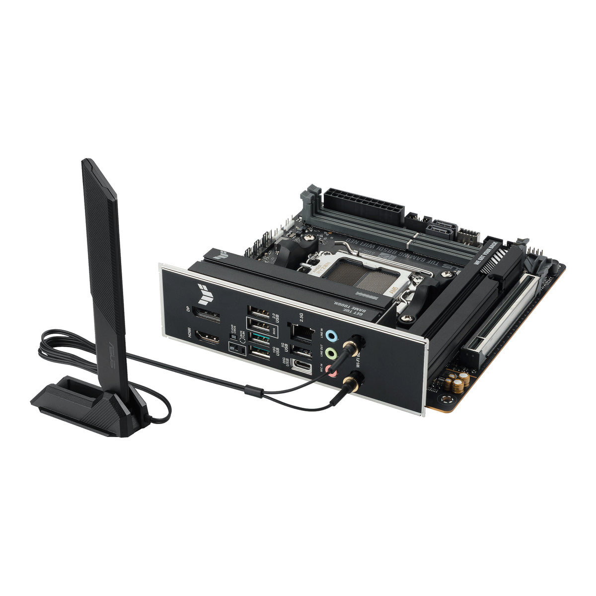 ASUS TUF GAMING B850I WIFI NEO – Mainboard – Sockel AM5, AMD B850, mITX, 2×DDR5