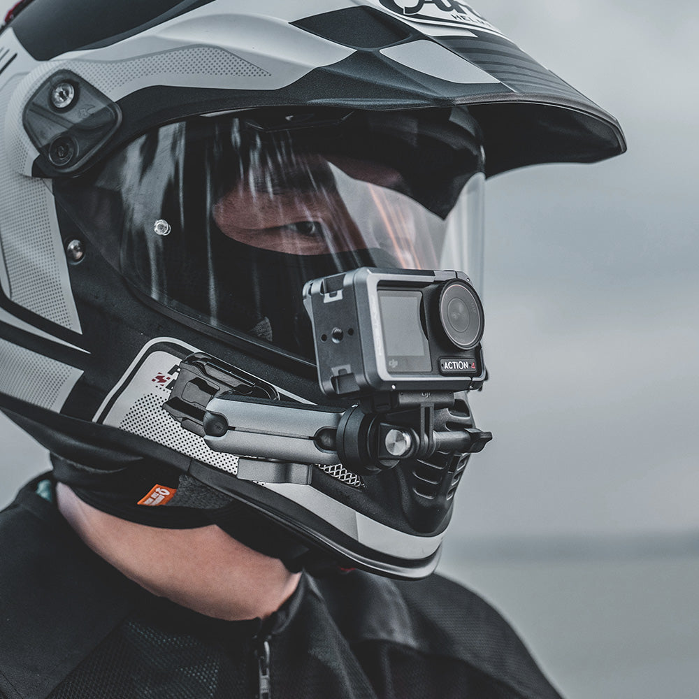 PGYTECH CapLock P-GM-225 Kamerahalterung – Helmhalterung, 360° drehbar – für Actioncams – Silber