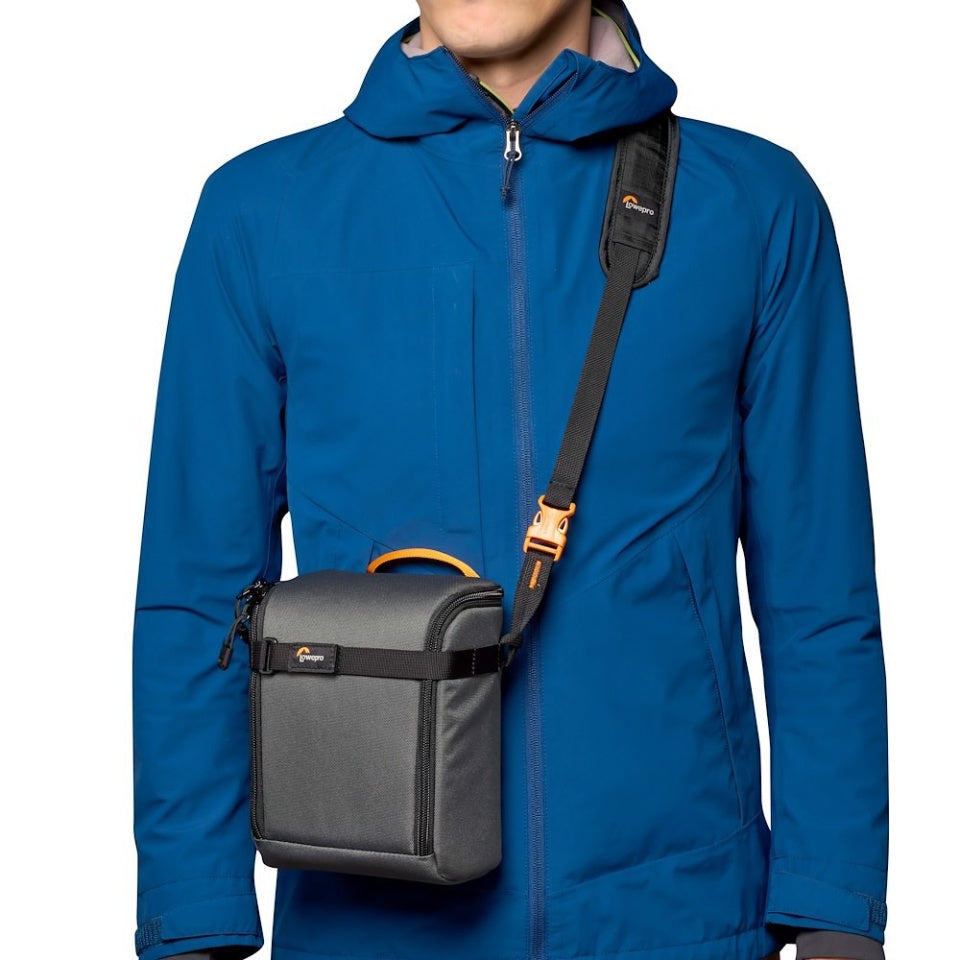 Lowepro PhotoSport BP 15L AW III Kamerarucksack – 15 l, Regenschutz – für Systemkameras und mehr – Grau