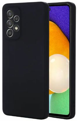 eSTUFF MADRID Backcover – für Samsung Galaxy A35, Silikon, Schwarz, kratzresistent