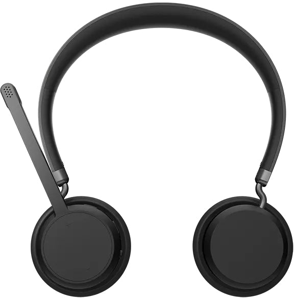 Lenovo Duo Headset – Over-Ear – Bluetooth 5.3, klappbares Boom-Mikrofon – Schwarz – bis 31 h