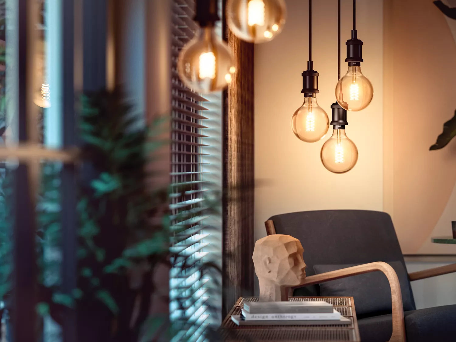 Philips by Signify Philips Hue Smart-Leuchtmittel E27 Weiss – 550 lm, 2100 K, App, dimmbar