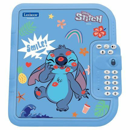 Lexibook Crosslander SD50D Elektronisches Tagebuch – Disney Stitch – 12 × 20 × 3,7 cm – ab 6 J. – blau
