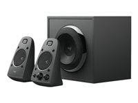 Logitech Z625 – PC-Lautsprecher-Set – 2.1, 200 W, mit Subwoofer, 3,5 mm Klinke, Optisch, Schwarz