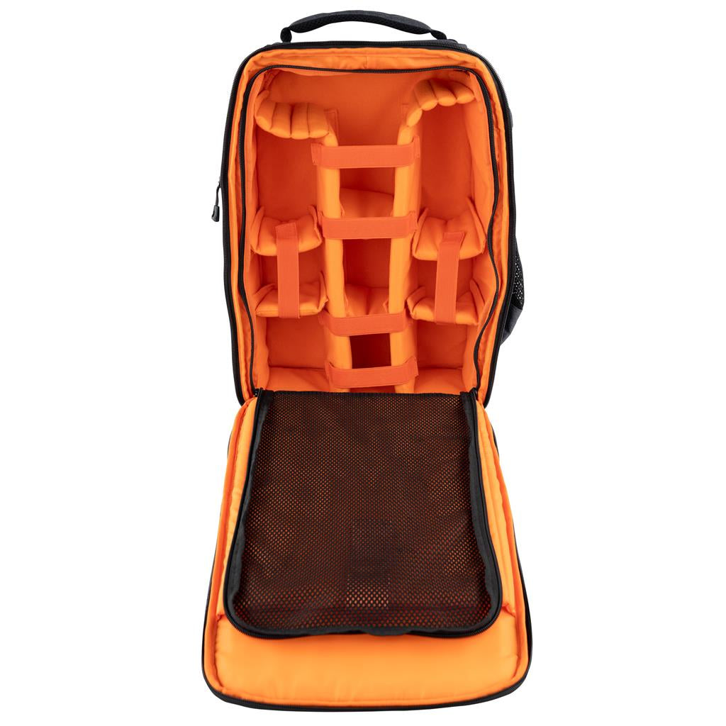 Dörr Kamerarucksack – 200 × 480 × 310 mm, 16 l – Polyester, grau, Regenhülle, Brustgurt