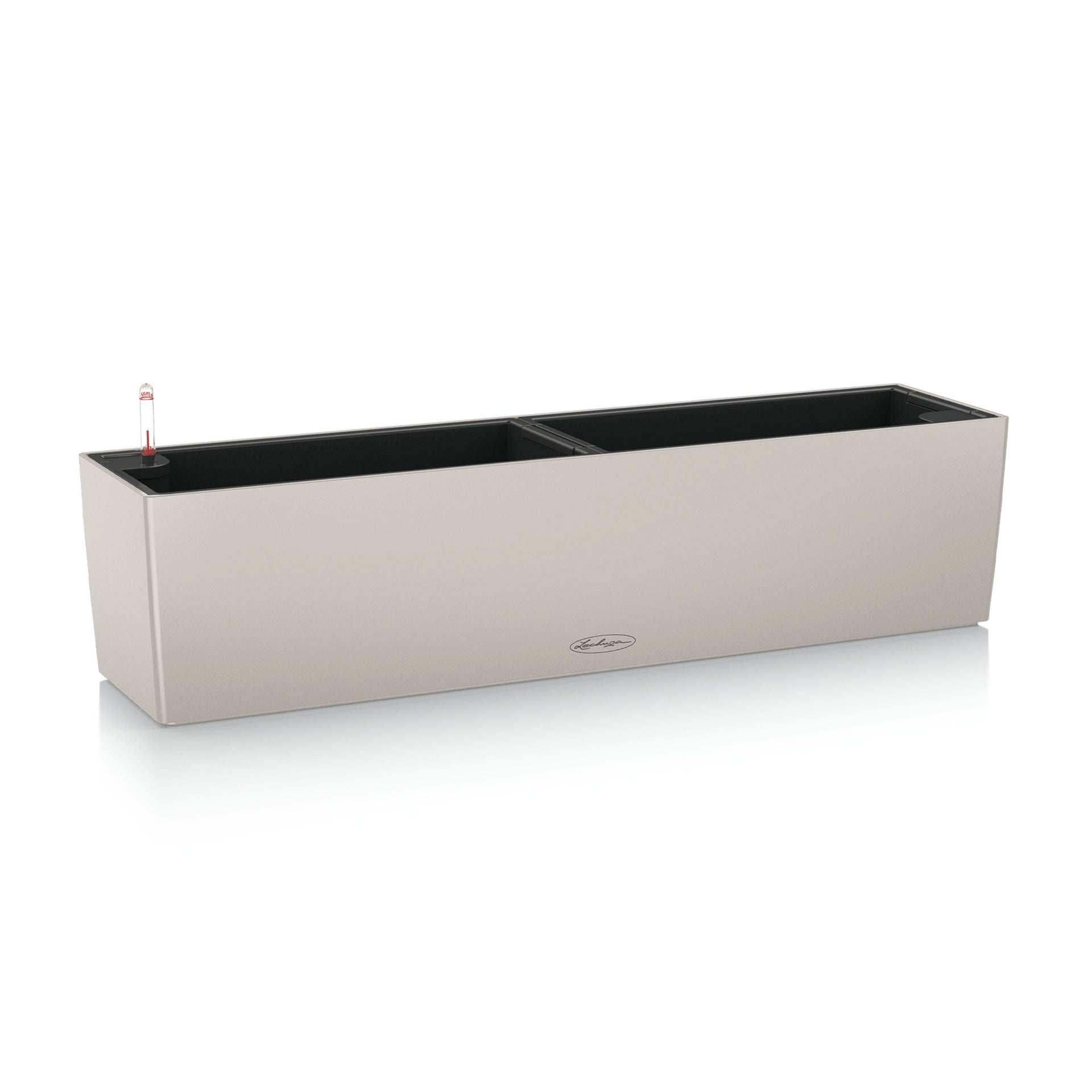 LECHUZA BALCONERA Color Balkonkasten – 79 × 19 × 19 cm, 12 l – Kunststoff, sandbraun