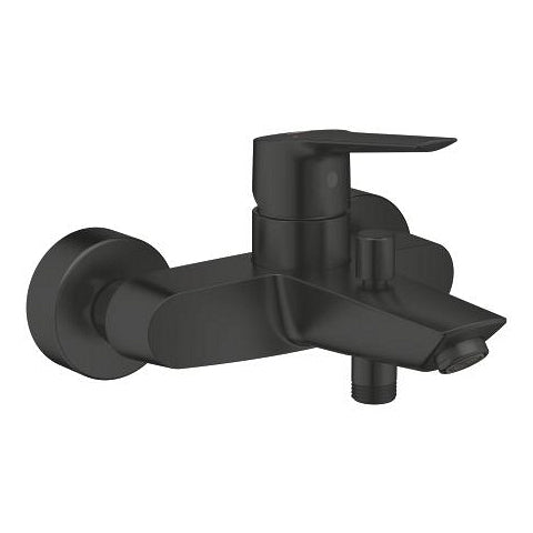 GROHE Start Badebatterie – Einhebelmischer, 24×19,6×14,7 cm, Metall, Aufputz, Schwarz