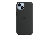 Apple Backcover – für Apple iPhone 14, MagSafe, Mikrofaser+Silikon, Schwarz