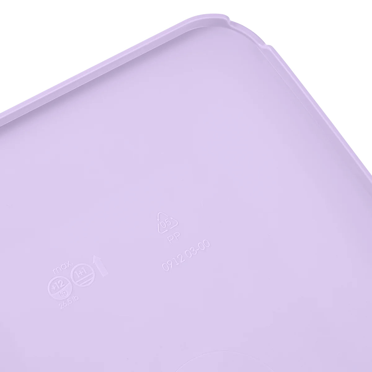 keeeper Aufbewahrungsbox 12 l ohne Deckel – Polypropylen – Violett – 235 × 200 × 355 mm