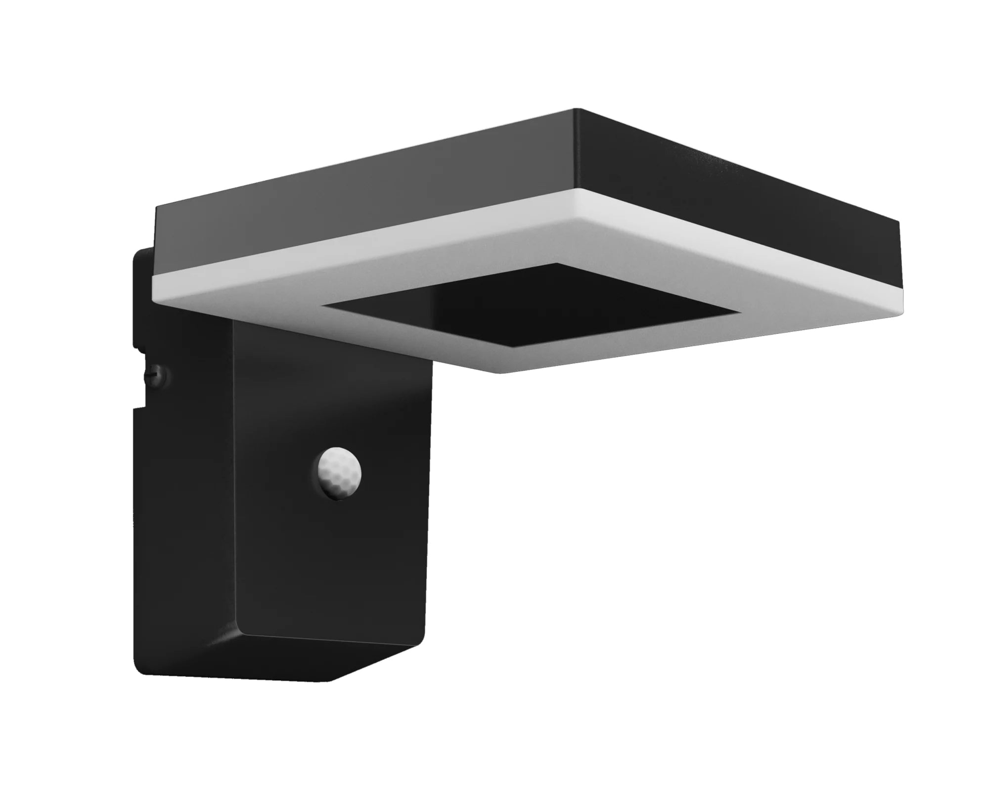 Philips by Signify Philips Aussenwandleuchte – 2700 K – IP44 – Solarbetrieb – mit Bewegungsmelder – Schwarz – Kunststoff