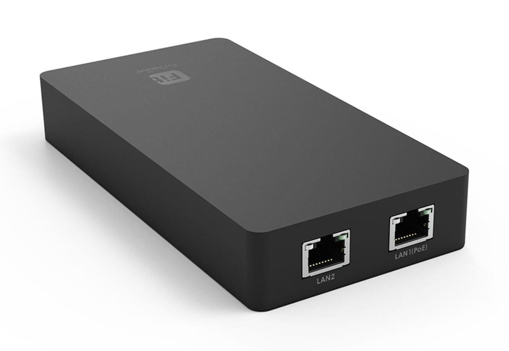 EnGenius FitController 100 – Management Controller – 2× 1G RJ‑45 (1× PoE), Schwarz