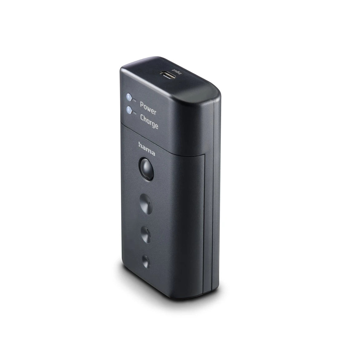 Hama Delta Travel Akkulader – für AA, AAA, Li-Ion und andere – 2-fach, USB, 2,4 A – Schwarz