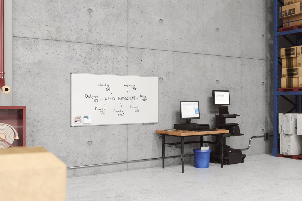 Legamaster UNITE Whiteboard – Stahl, magnetisch – 120 × 120 cm