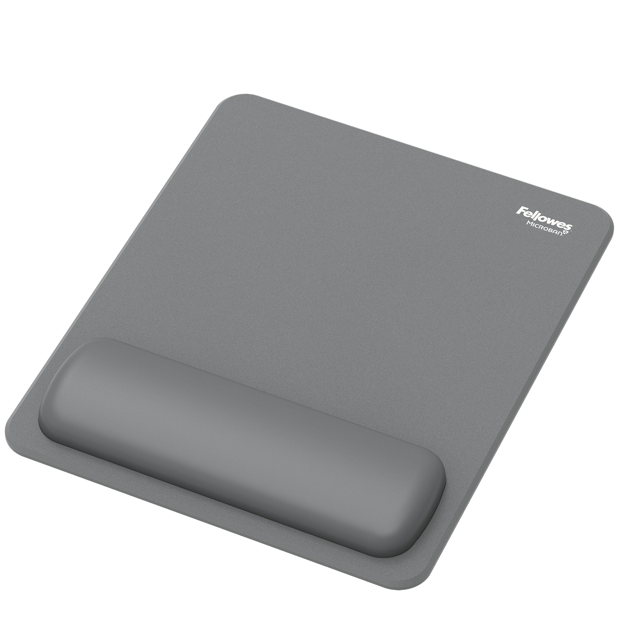 Fellowes Breyta – Mauspad mit Handgelenkauflage – Grau – 240 × 200 mm