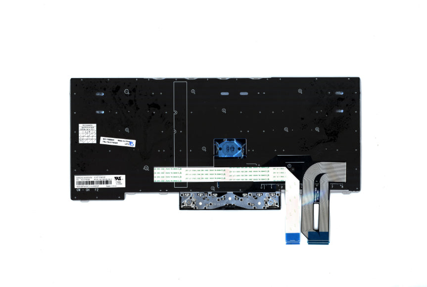 Lenovo Notebook-Ersatztastatur – QWERTY (Nordisch) – Beleuchtet – Ohne Ziffernblock – Für ThinkPad T480s