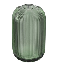Villeroy & Boch Vase Fleur, Glas, Grün, 28 cm