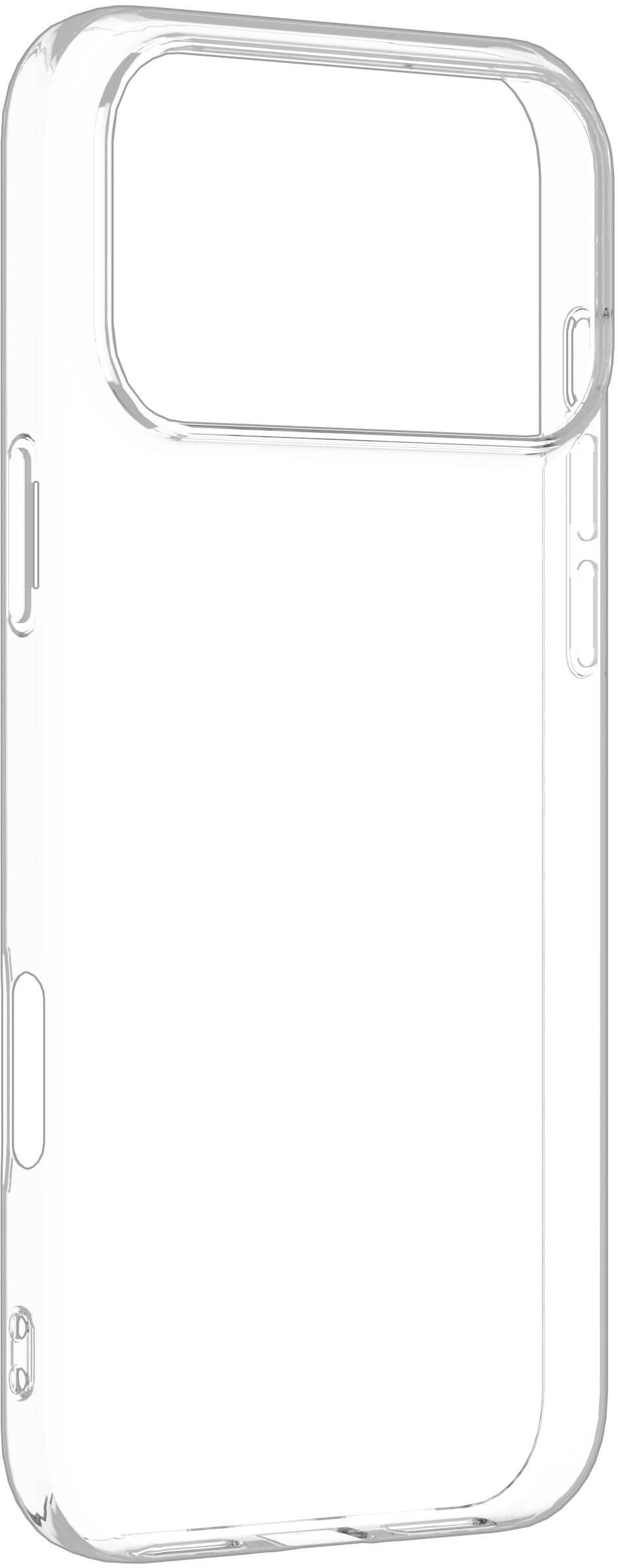 eSTUFF INFINITE (GRS) VIENNA Backcover – für Apple iPhone 17 Pro Max, TPU, Transparent, bis 1,2 m sturzsicher