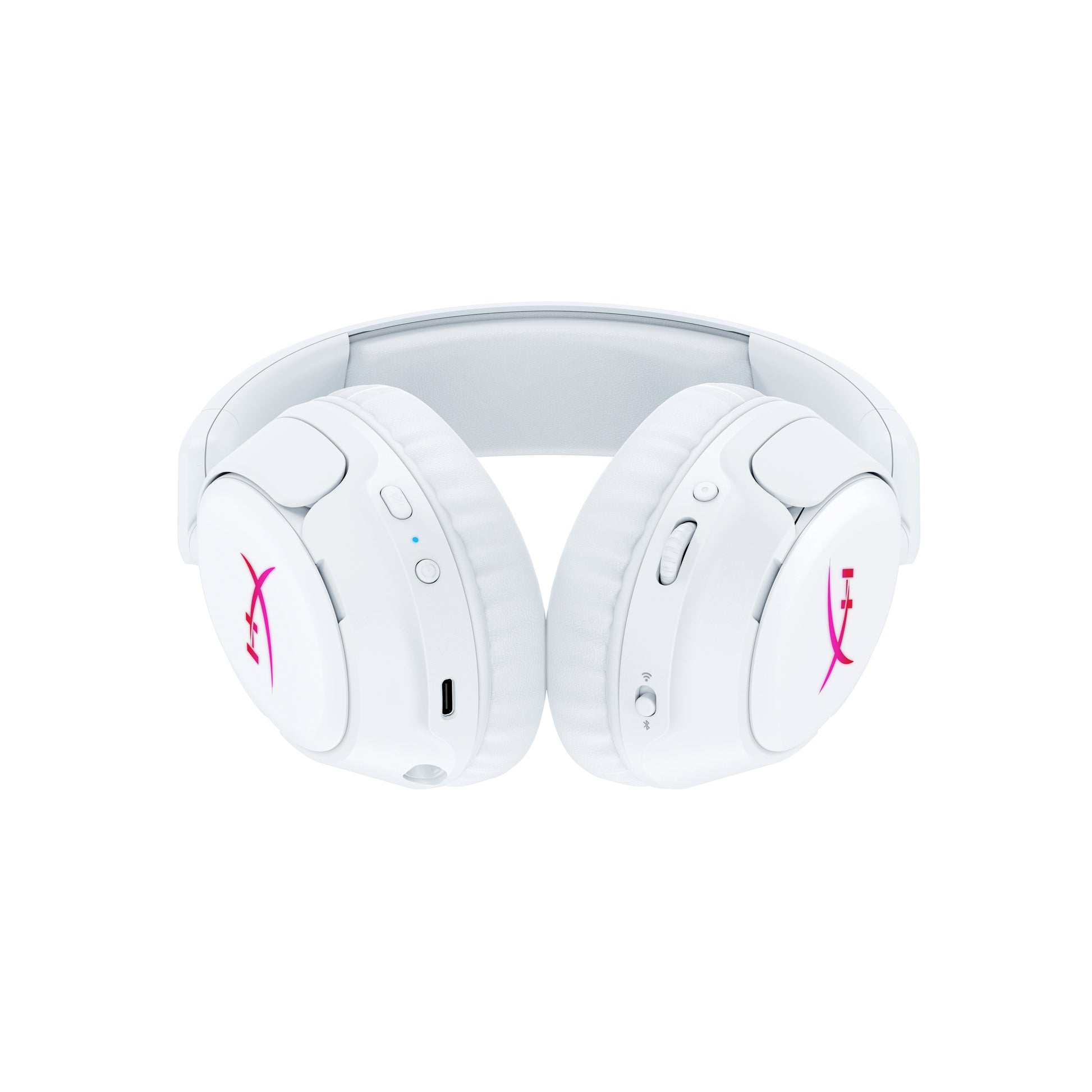HyperX Cloud Flight 2 Gaming-Headset – Over-Ear, Stereo, BT, ANC, mit USB-A-Dongle, Weiss, BT 5.3