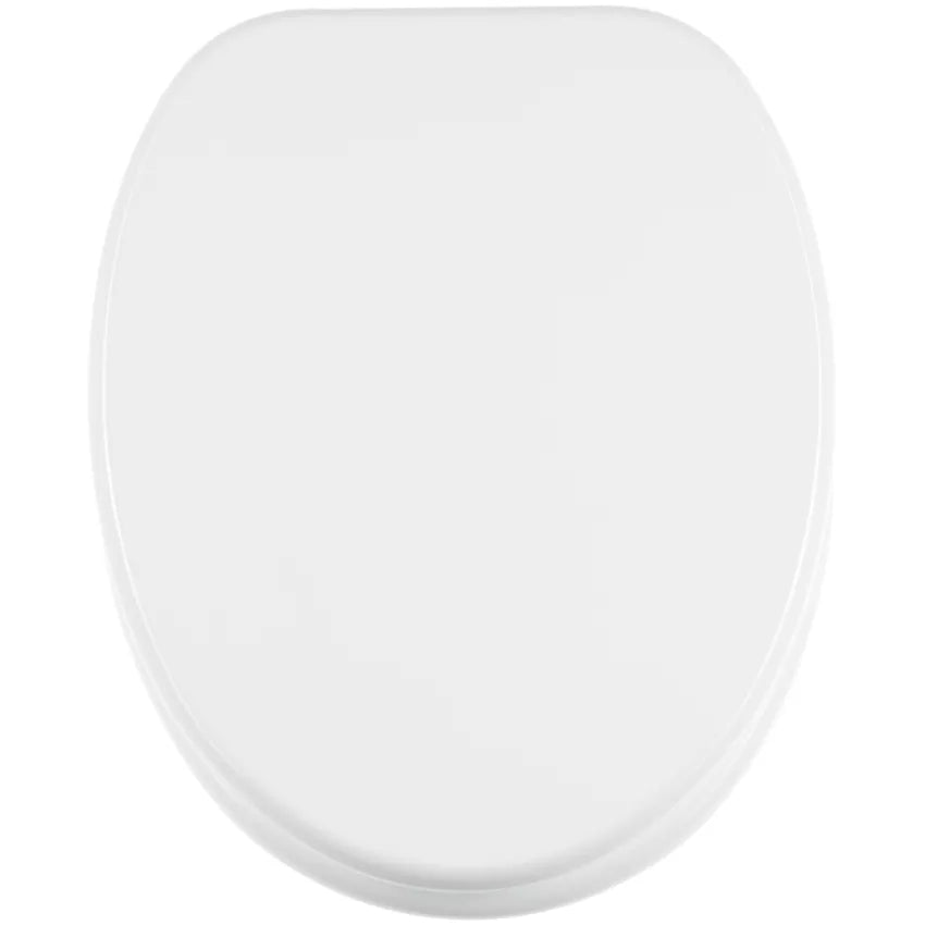 Diaqua Bilbao – Toilettensitz – MDF, Kunststoff, Weiss, verlängert, 37,1 × 45,9 cm