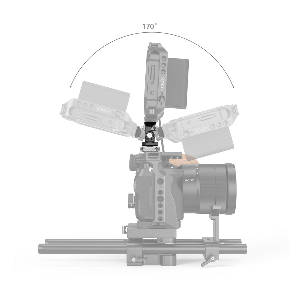 SmallRig 2905 Monitor-Halterung – für SmallHD Focus, SmallHD Focus OLED, SmallHD UltraBright und andere – Schwarz