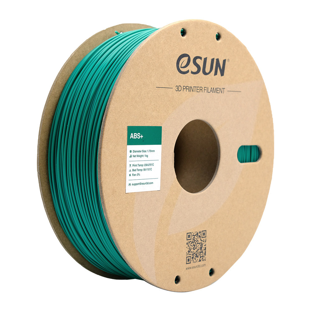 eSUN 3D-Drucker-Filament ABS 1,75 mm Grün, 1 kg – für Bambu Lab P1P/X1, Voron 2.4, Raise3D und andere