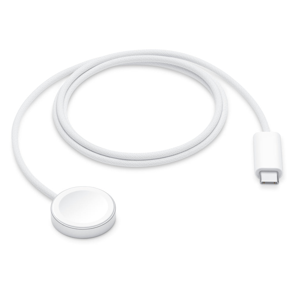 Apple MT0H3ZM/A Kabelloses Ladegerät – 1 m Kabel – für Apple Watch Ultra 2, Apple Watch Series 9 und andere – weiss