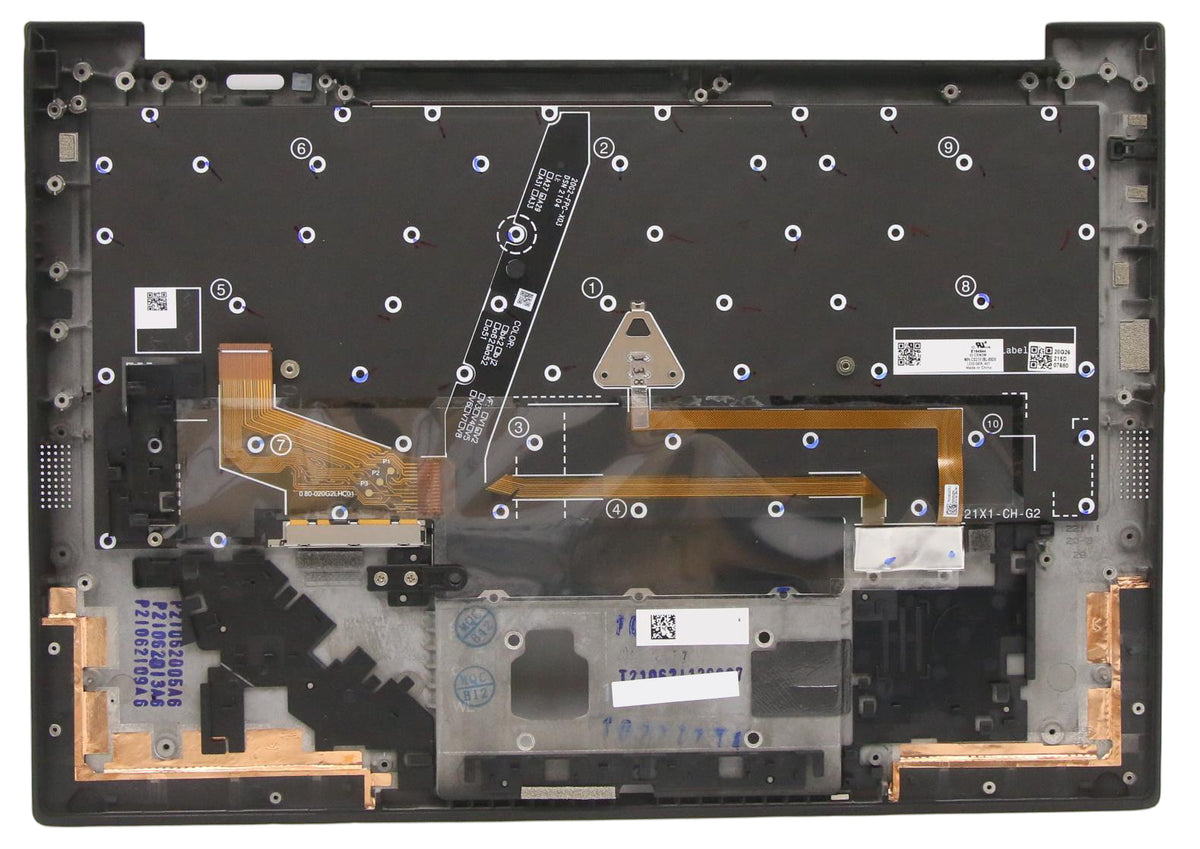 Lenovo Notebook-Ersatztastatur – beleuchtet – schwarz – für ThinkPad X1 Carbon 9. Generation