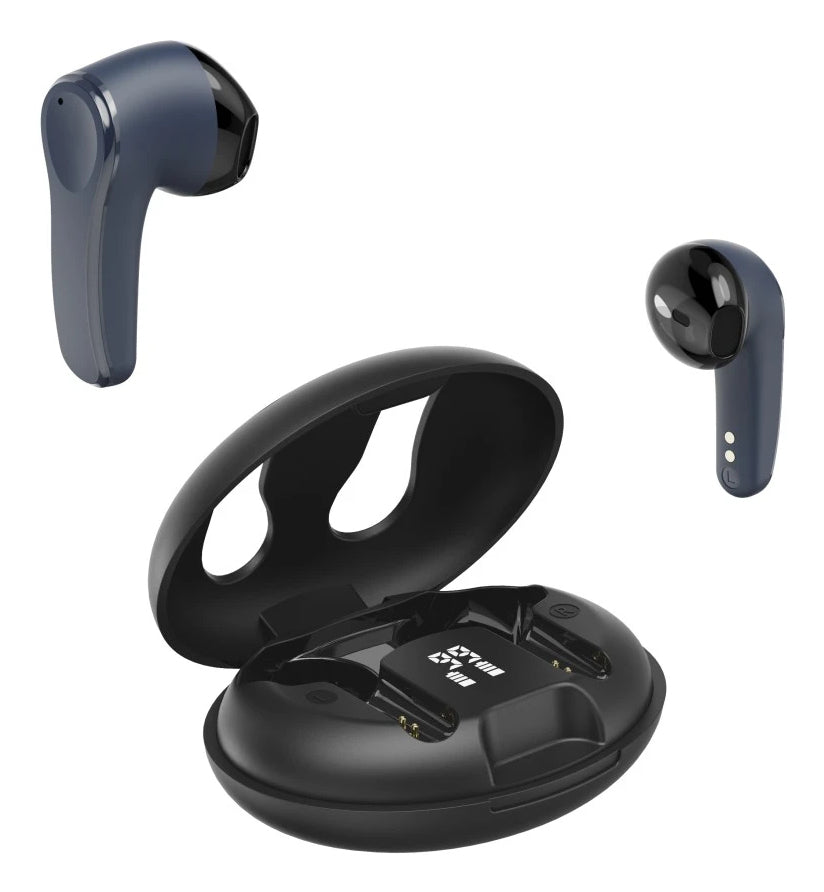 Hama Spirit Unchained TWS In-Ear – ANC, Qi-Ladecase, Schwarz/Blau, BT 5.3