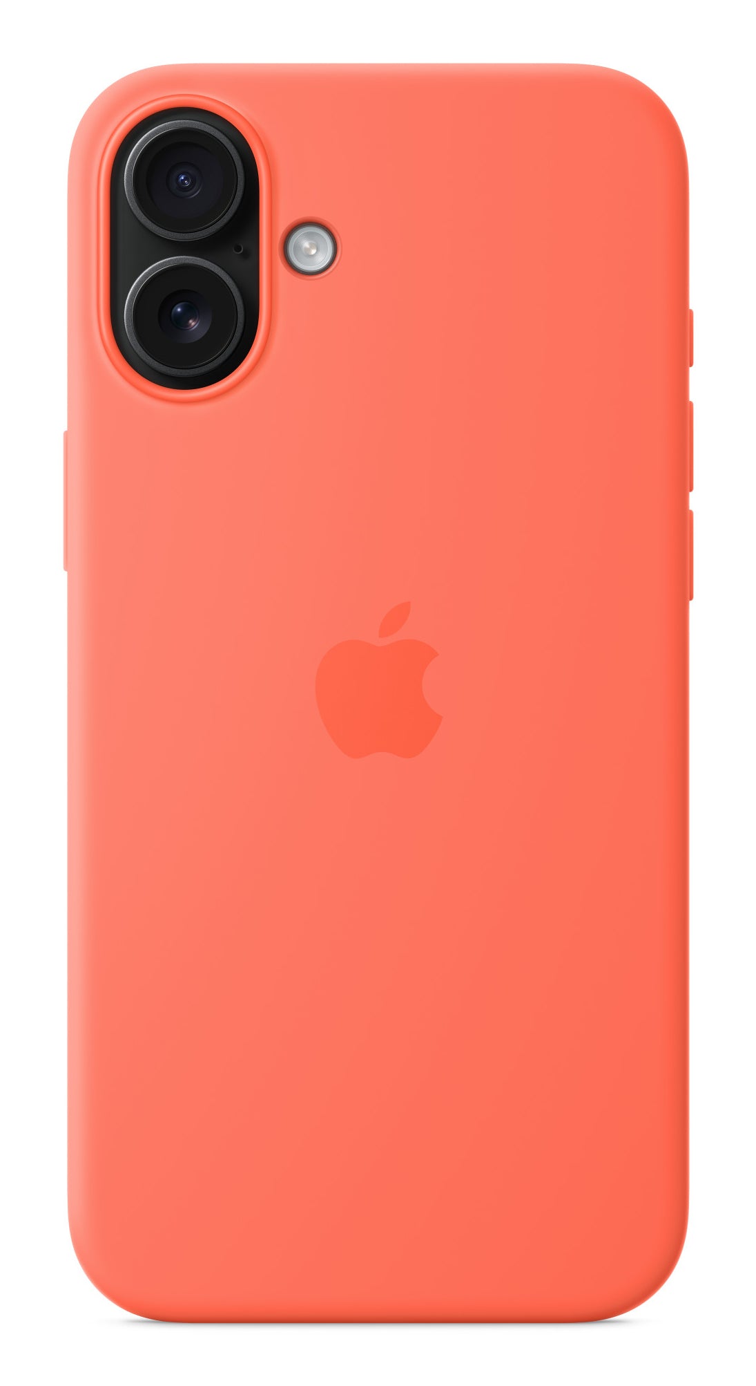 Apple Backcover – für Apple iPhone 16 Plus, MagSafe, Mikrofaser+Silikon, Mandarine