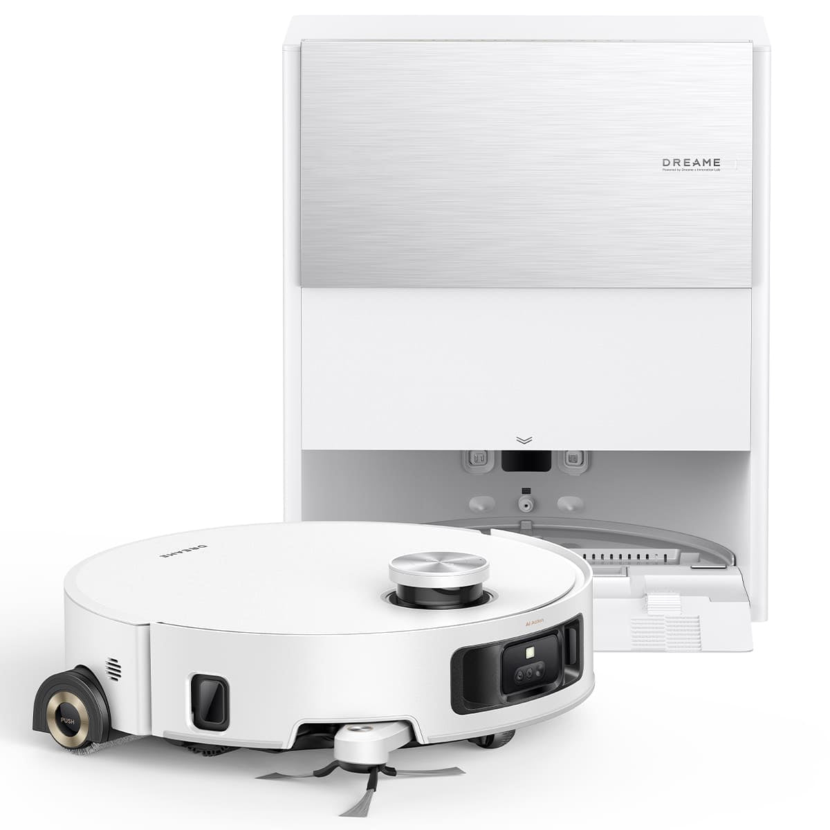 Dreame Saugroboter Aqua 10 RLH31CE-WH, mit Absaugstation, mit Wischfunktion – 30000 Pa, 196 min, Höhe 120 mm
