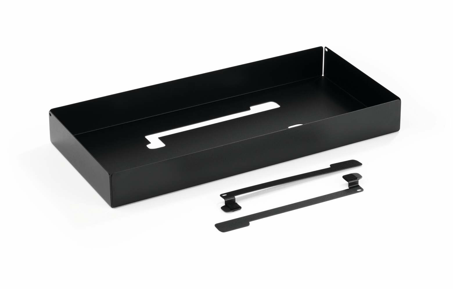 Durable 508201 – Schublade – bis 5 kg – Metall, Filzeinlage – Schwarz – für Monitor Stand EFFECT