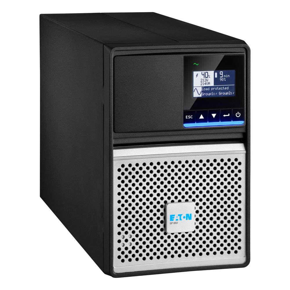 Eaton 5P 650i G2 USV 650 VA/520 W Line-Interaktiv – Tower – C13×8, Eingang IEC C14