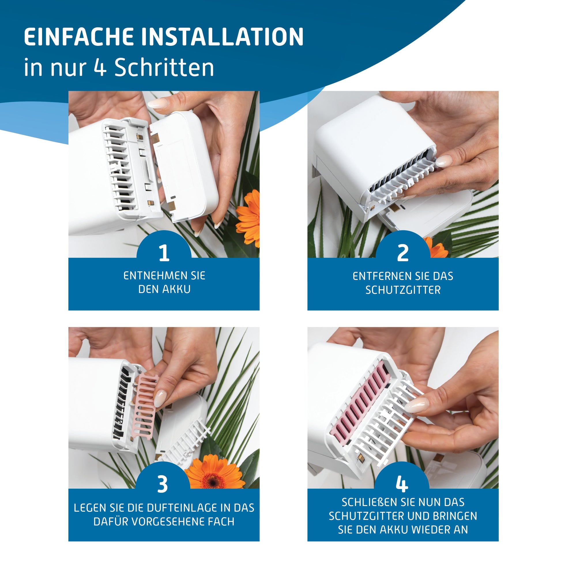 Bellaria AirCube Vanilla Breeze – Duftkartusche, 2er-Pack