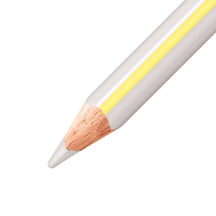 STABILO Buntstifte Trio Dick – Jumbo, Dreikant, Minen-Ø 4,2 mm, Einzelstift Titanweiss