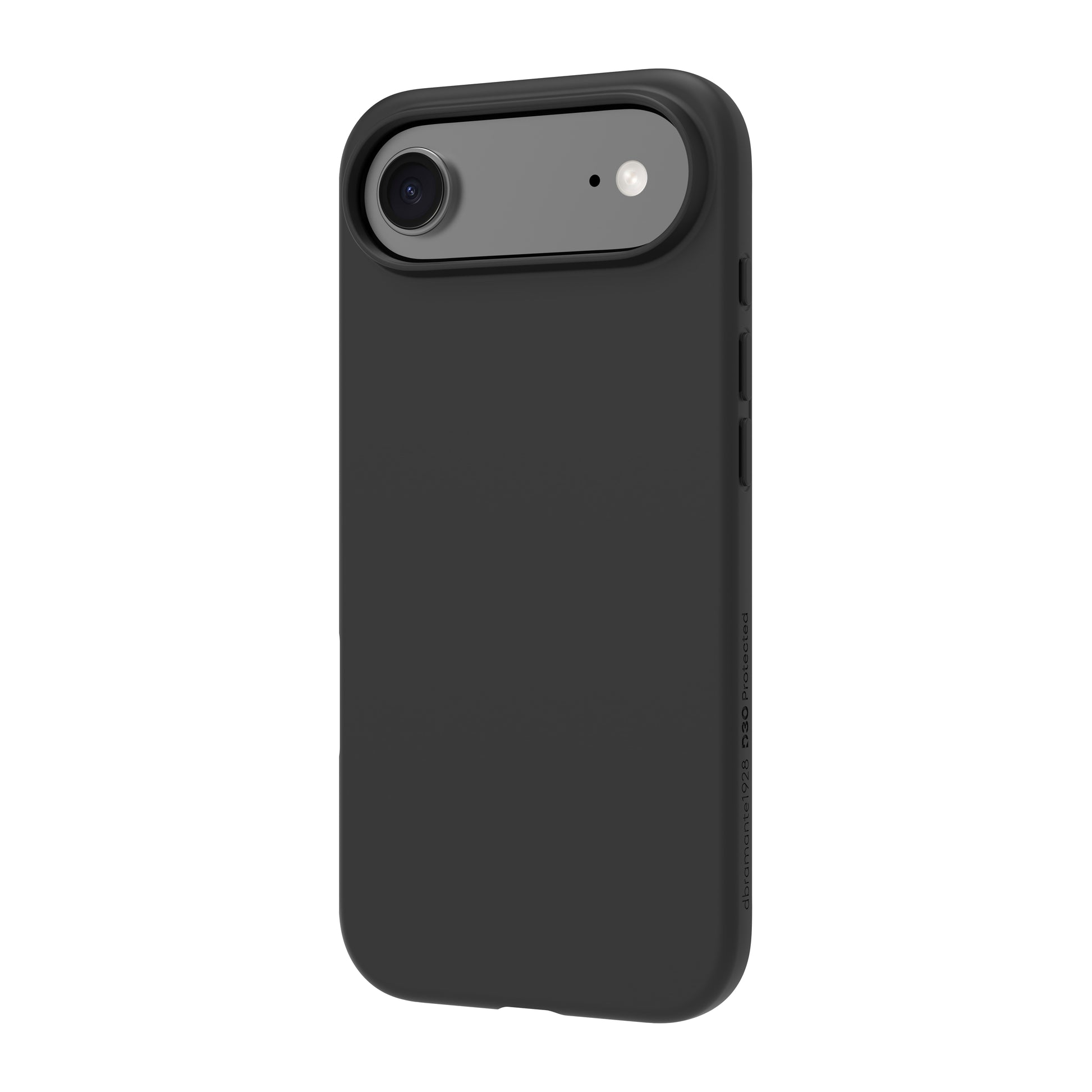 dbramante1928 Iceland Ultra D3O MS Backcover – für Apple iPhone 17 Air, schwarz, bis 4 m sturzsicher