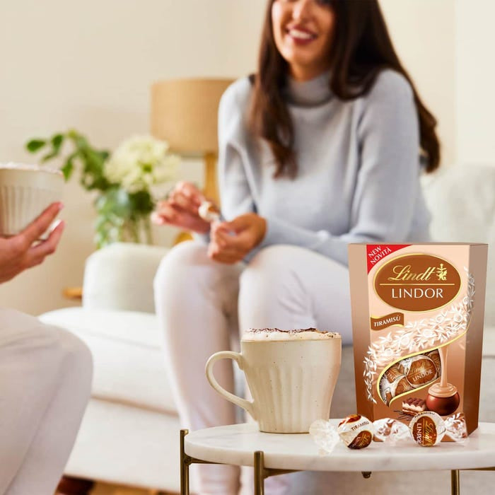 Lindt LINDOR Schokolade – Tiramisu – 200 g