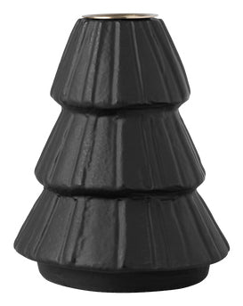 Villeroy & Boch Christmas Chic Kerzenständer – Metall, schwarz – Ø 8 × 10,7 cm
