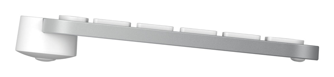 Logitech MX Keys S Für Mac – Tastatur, Kabellos (Bluetooth/2,4 GHz), FR-Layout (FR), Weiss – für macOS